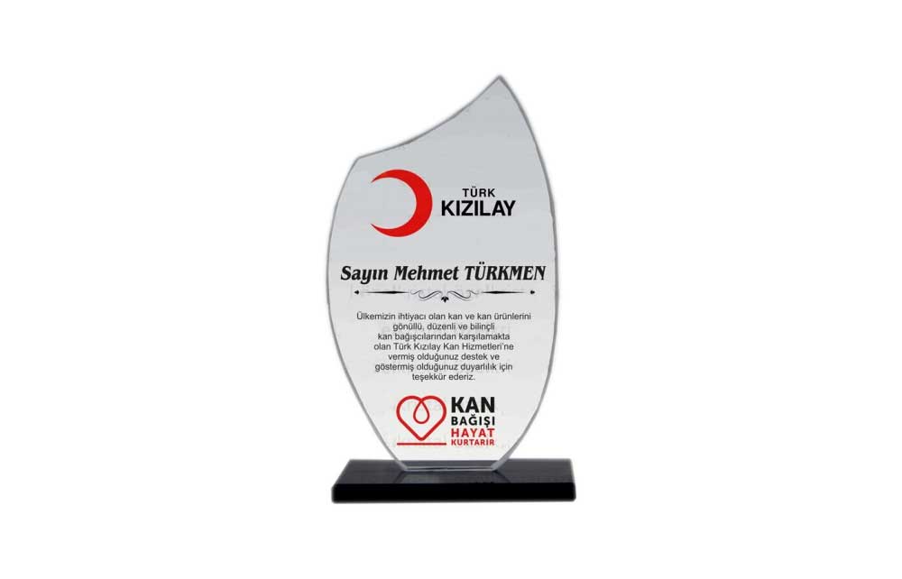 Kristal Plaket KPL-022