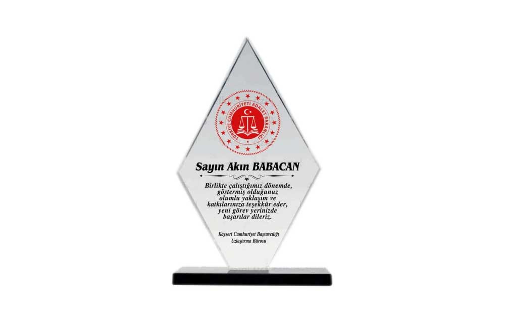 Kristal Plaket KPL-027